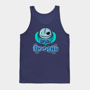 Brain Boogie Giggling Gourds: Men's Jack O' Wise-Cracks for Halloween Tank Top